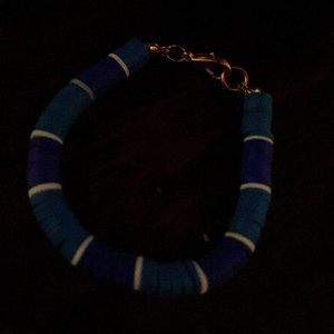 Clay beaded bracelet